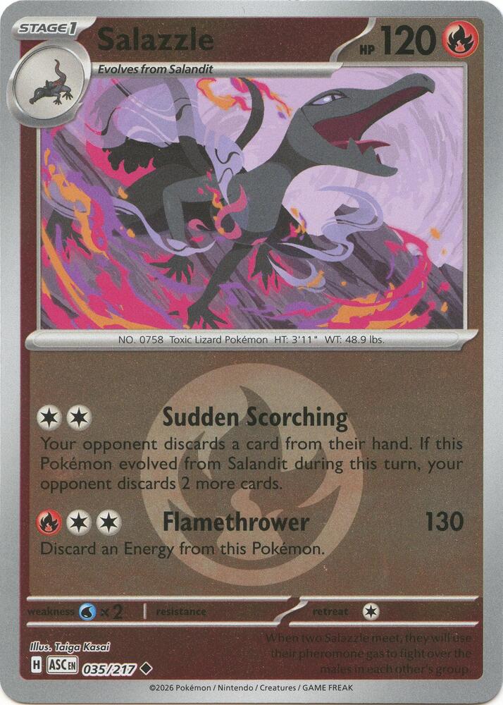 Salazzle (Energy Symbol Pattern) - 035/217 (ASC) Uncommon