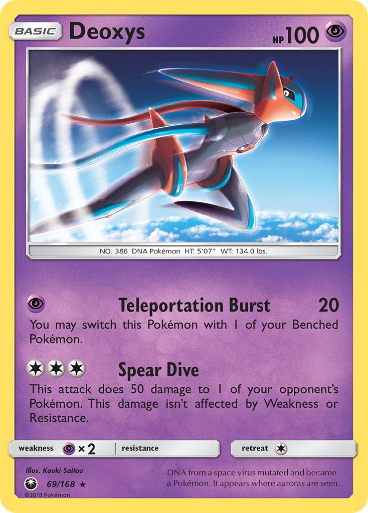 Deoxys - 069/168 (CES) Rare - Near Mint