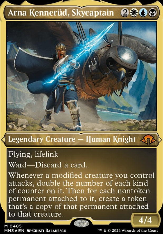 Arna Kennerud, Skycaptain [#0485 Etched Foil] (MH3-M)