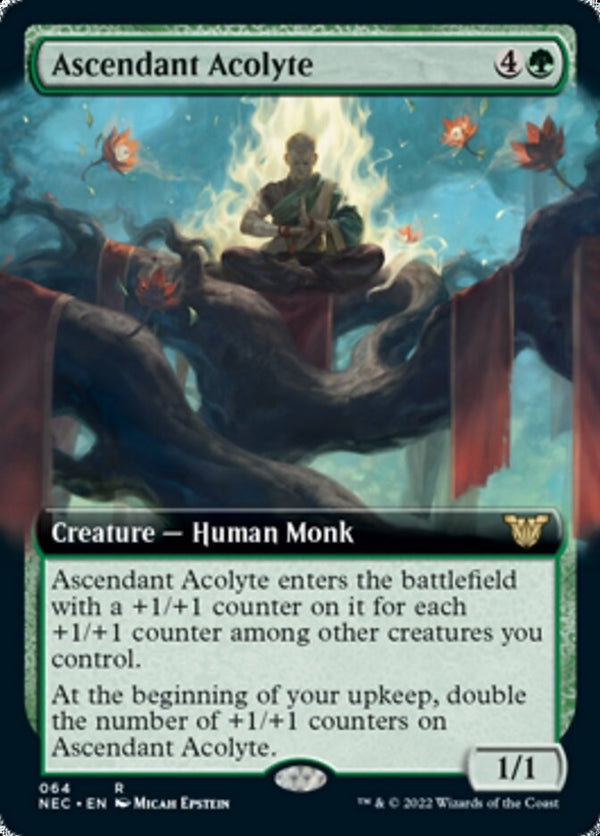 Ascendant Acolyte [#64 Extended Art] (NEC-R)