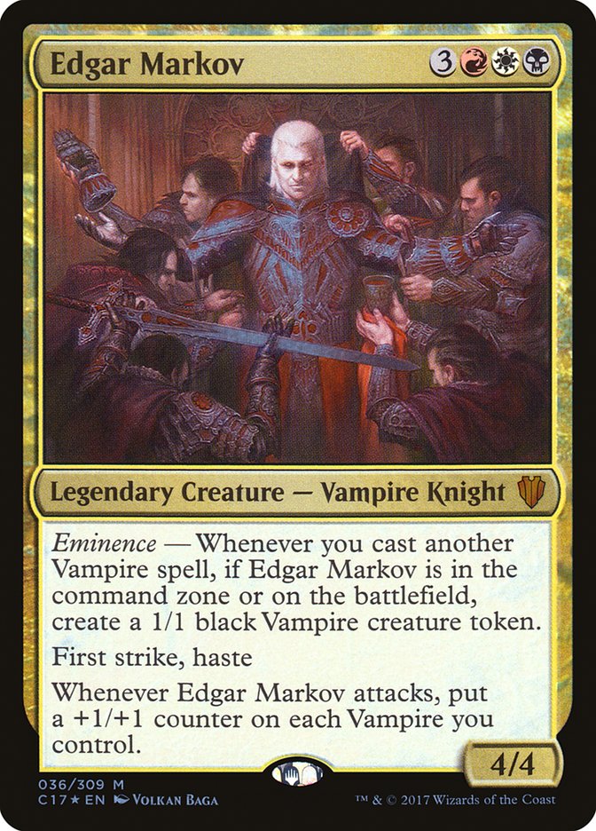 Edgar Markov (C17-M-FOIL) Heavy Play