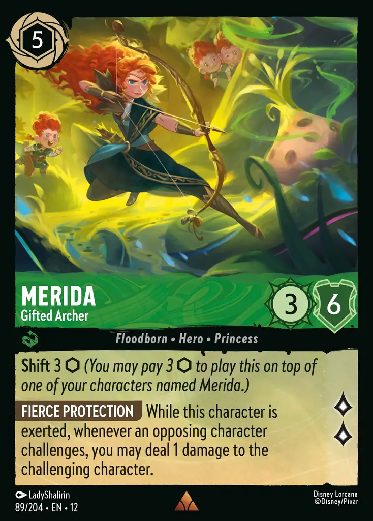 Merida - Gifted Archer (Wilds Unknown - 089/204) Rare