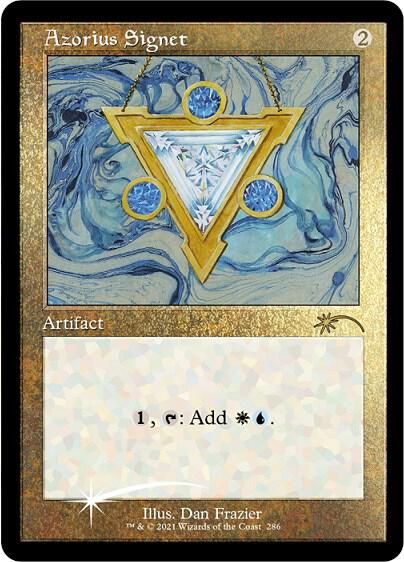 Azorius Signet [#286 Old-Frame] (SLD-R-FOIL-ETCHED)