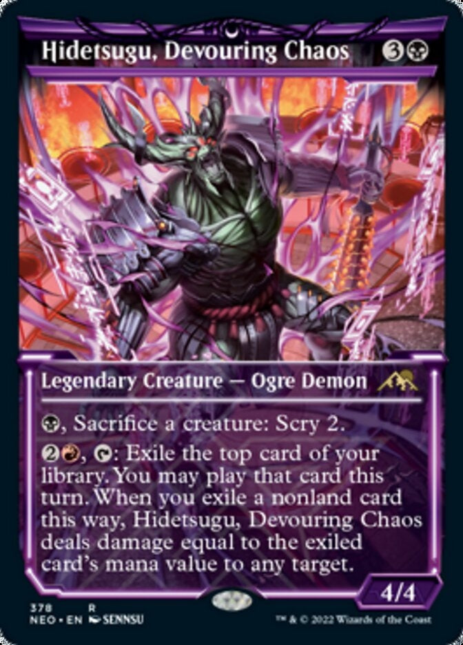 Hidetsugu, Devouring Chaos [ #378 Soft Glow Showcase ] (NEO-R)