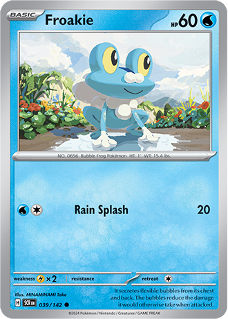 Froakie - 039/142 (SCR) Common - Near Mint