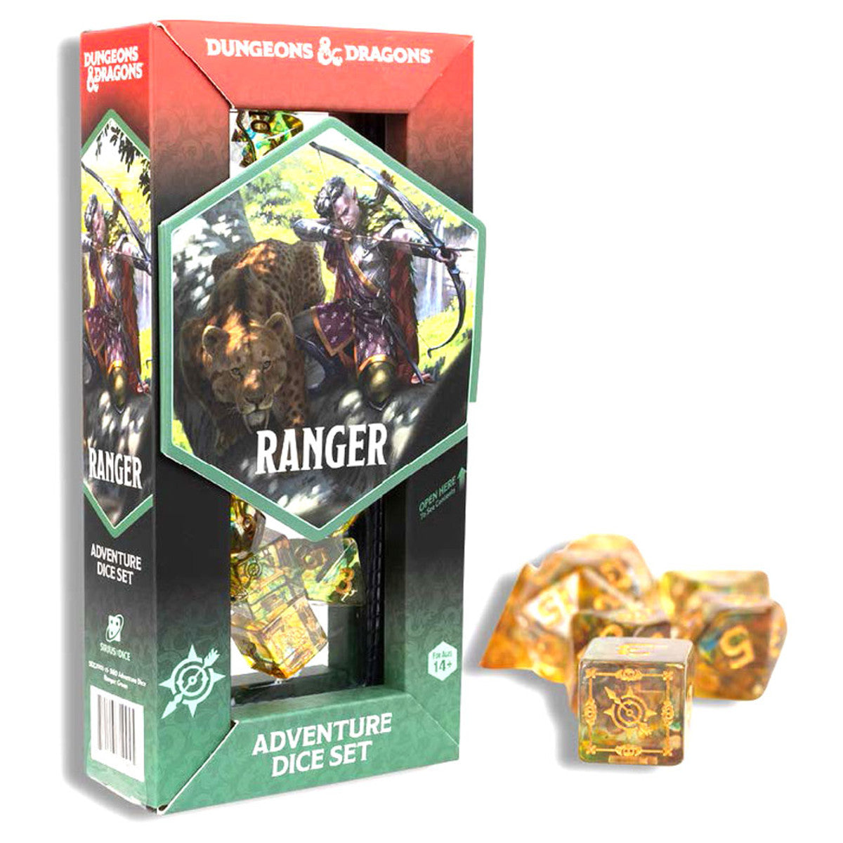 Sirius Dice: D&D Adventure Dice - Ranger: Green (Refresh)