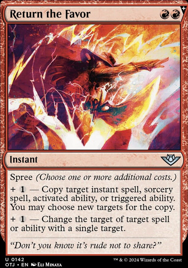 Return the Favor [#0142] (OTJ-U-FOIL)