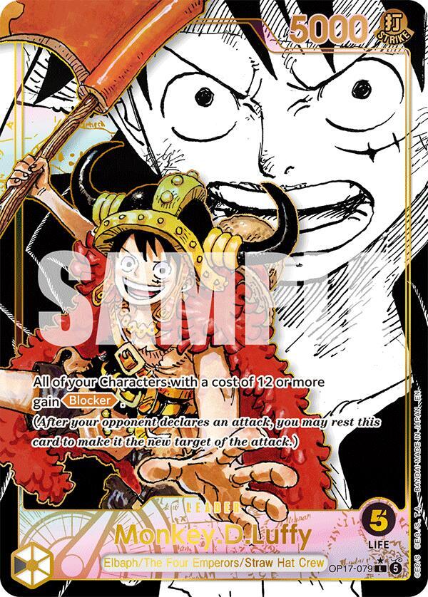 Monkey.D.Luffy (079) (Super Leader Alternate Art) (OP17-079)