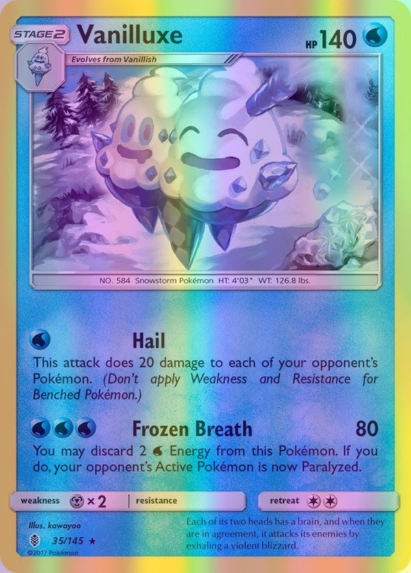 Vanilluxe - 035/145 (SM:GRI) Rare - Near Mint Reverse Holofoil