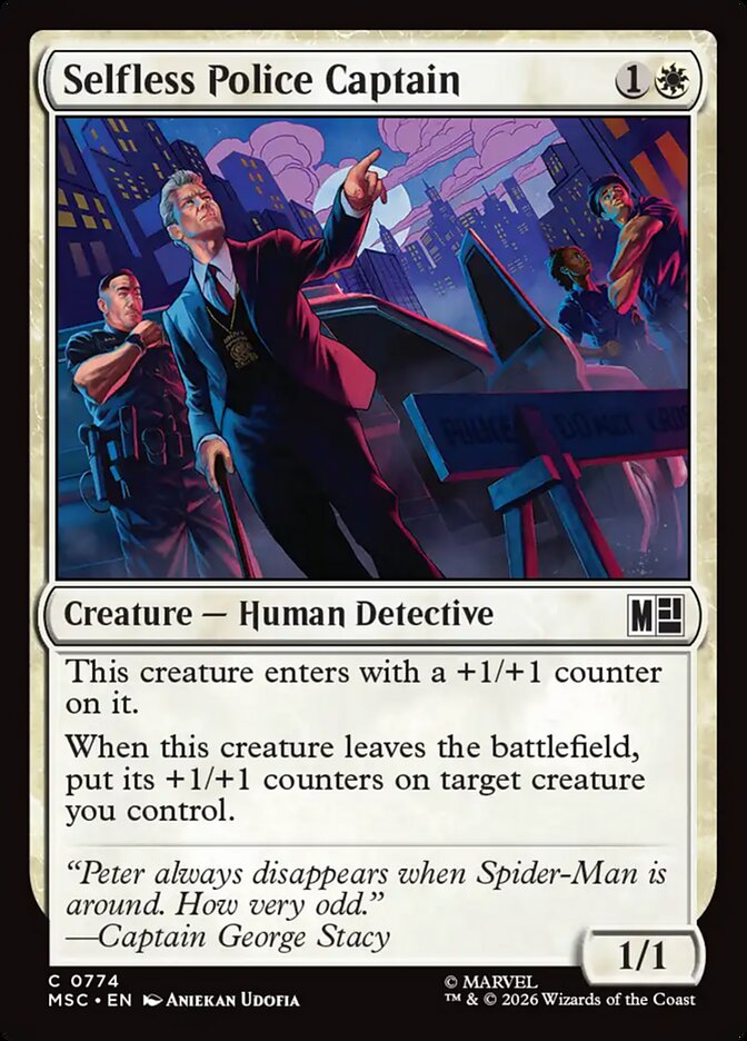 Selfless Police Captain [ #0774 ] (MSC-C)