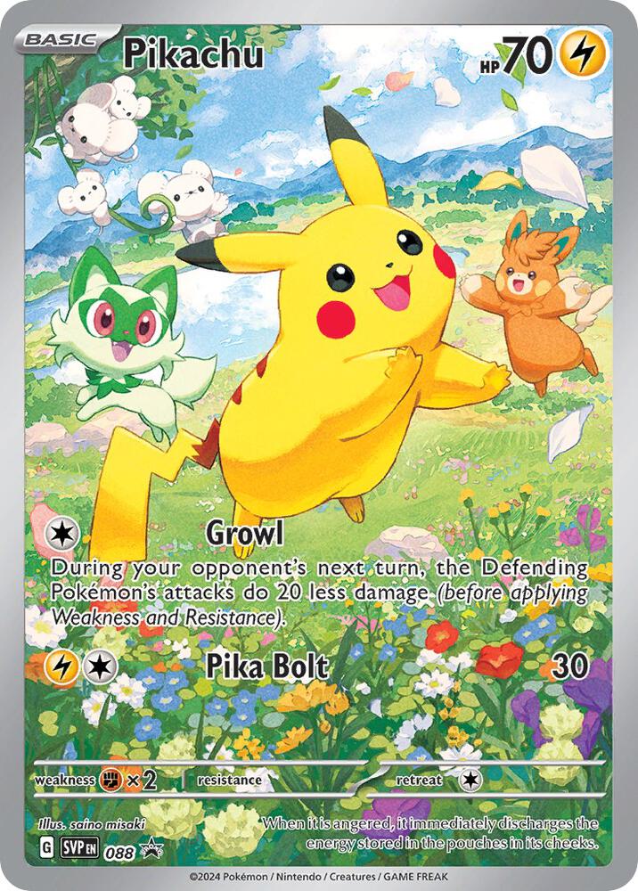 Pikachu - 088 (SVP) Promo - Near Mint Holofoil