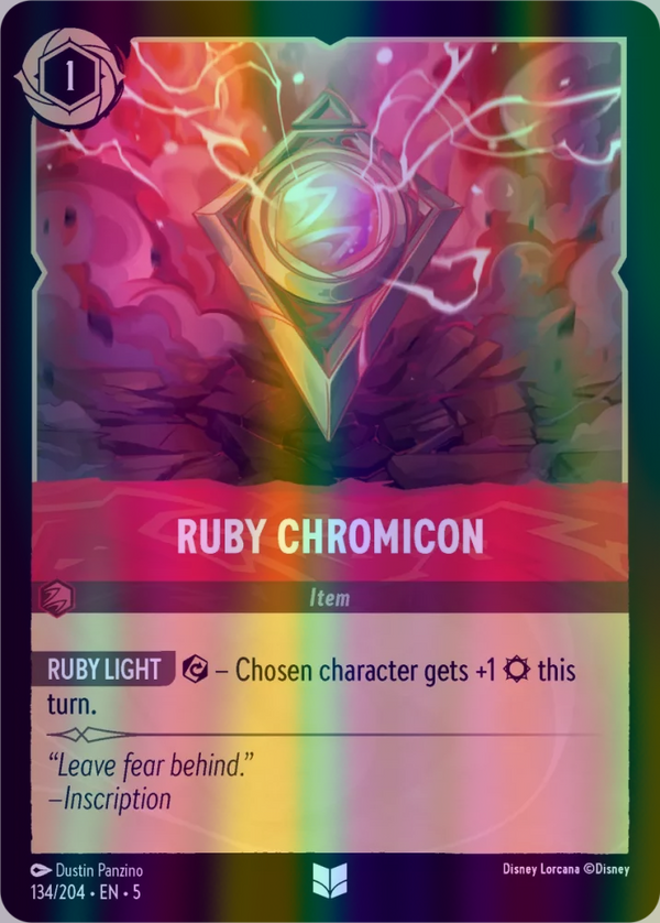 Ruby Chromicon (Shimmering Skies 134/204) Uncommon - Near Mint Cold Foil