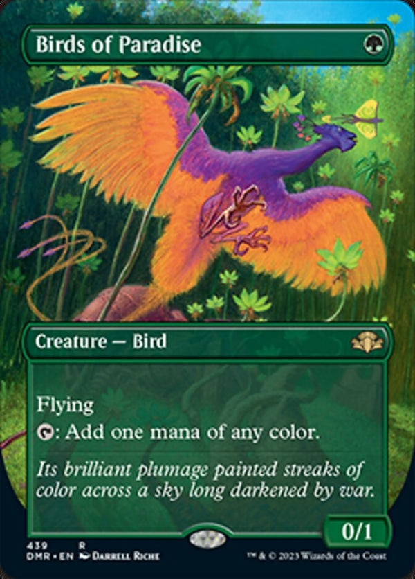 Birds of Paradise [#439 Alternate Art Borderless] (DMR-R)