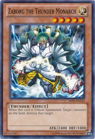 Zaborg the Thunder Monarch (BP01-EN132) Common - Near Mint Unlimited