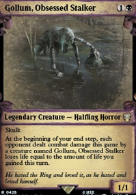 Gollum, Obsessed Stalker [#0428 Silverfoil Holiday] (LTC-R)