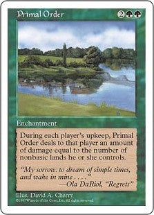 Primal Order (5ED-R)