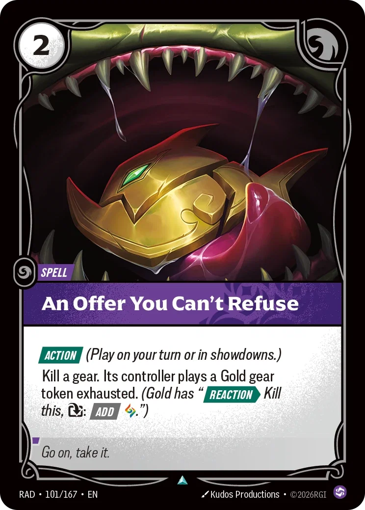 An Offer You Can't Refuse - 101/167 (RAD) Uncommon