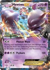 Mewtwo EX - 61/162 (BKT) Ultra Rare - Light Play Holofoil