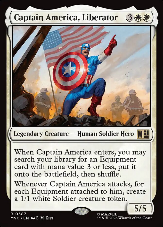 Captain America, Liberator [ #0587 ] (MSC-R)