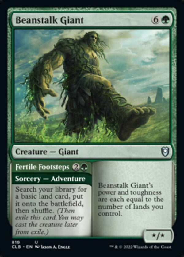 Beanstalk Giant // Fertile Footsteps [#819 Commander Decks] (CLB-U)