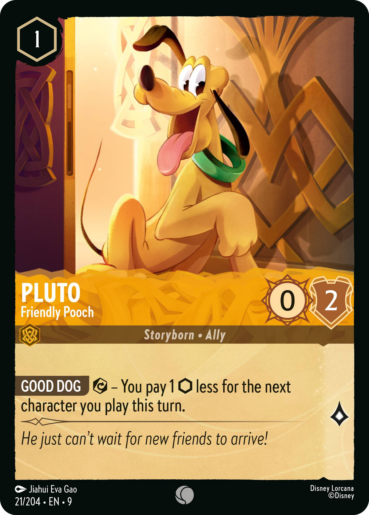 Pluto - Friendly Pooch (021/204 - Fabled)  Common