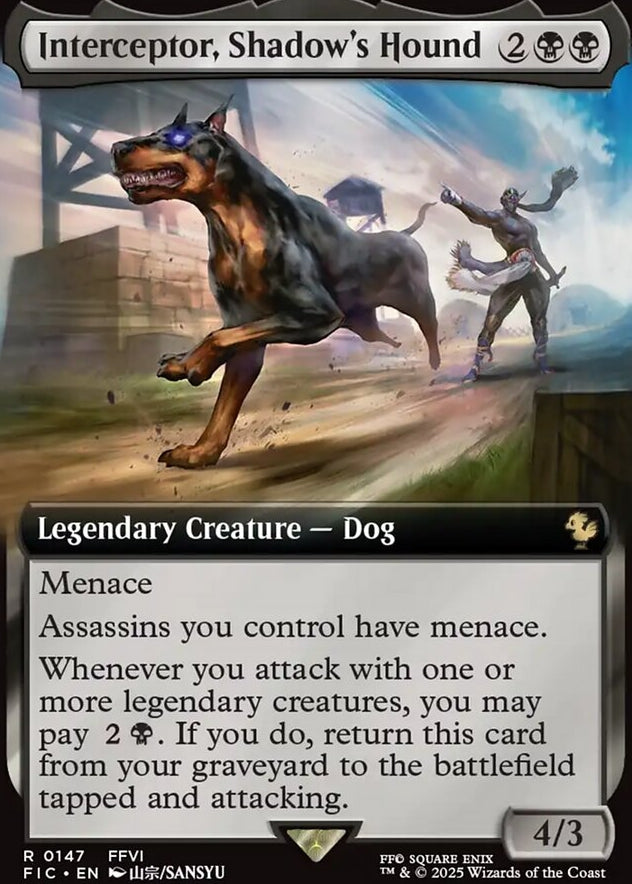 Interceptor, Shadow's Hound [ #0147 Extended Art ] (FIC-R)