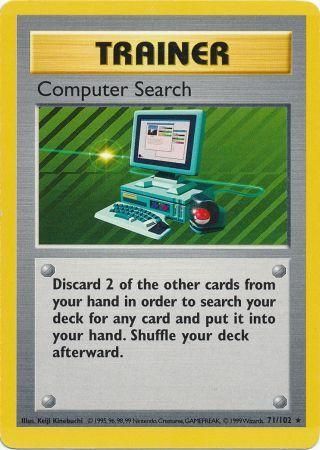 Computer Search - 071/102 (BSS) Rare - Near Mint Unlimited