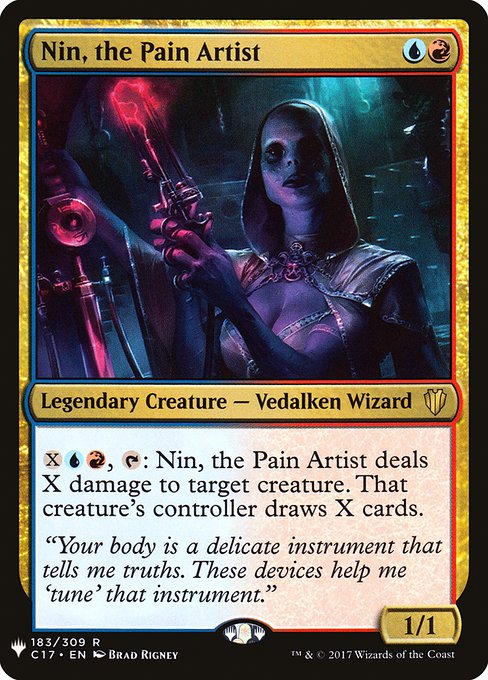 Nin, the Pain Artist [Mystery Booster #1460] (C17-R)