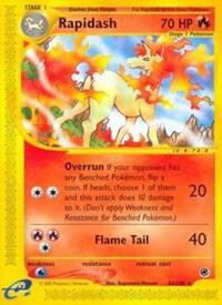 Rapidash - (062/165) (EX) Rare - Near Mint
