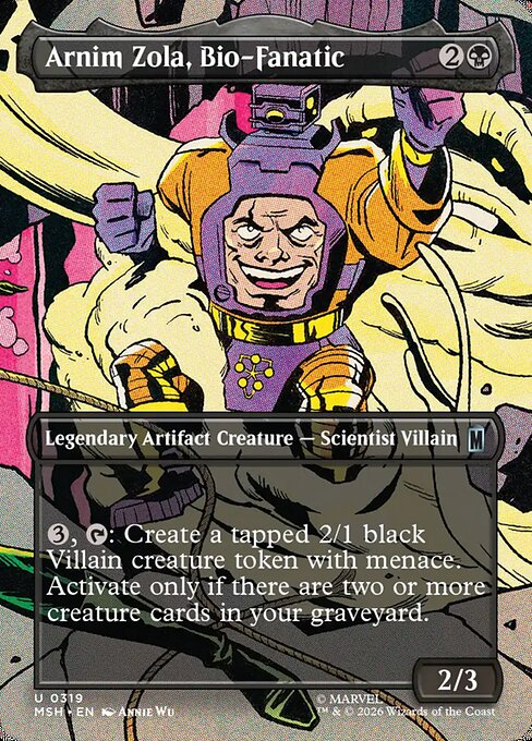 Arnim Zola, Bio-Fanatic [ #0319 Borderless Scene ] (MSH-U)