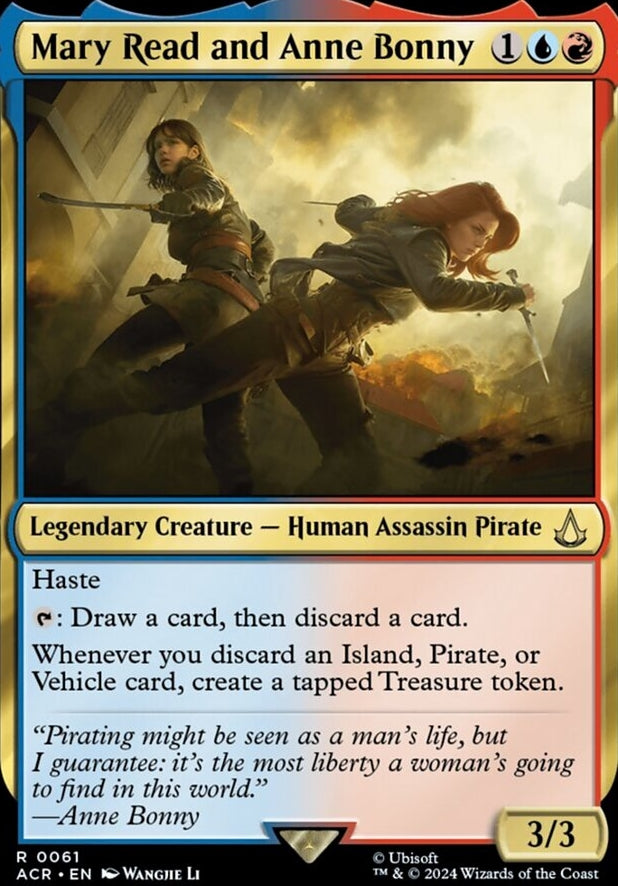 Mary Read and Anne Bonny [#0061] (ACR-R-FOIL)
