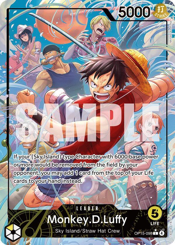 Monkey.D.Luffy (Alternate Art) (OP15-098) L - Near Mint