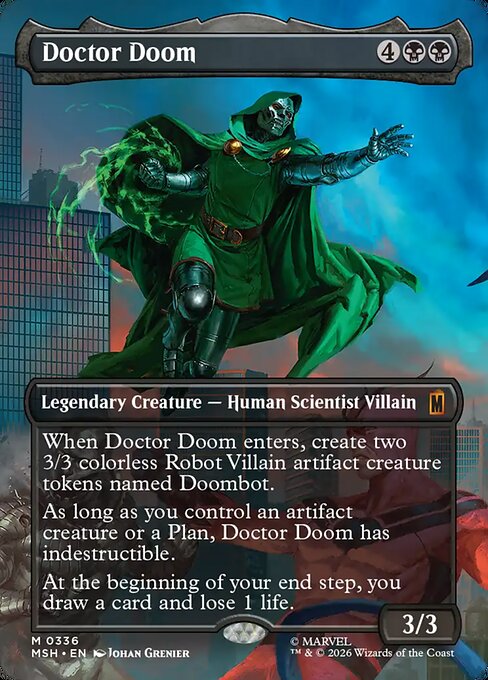Doctor Doom [ #0336 Borderless Scene ] (MSH-M)