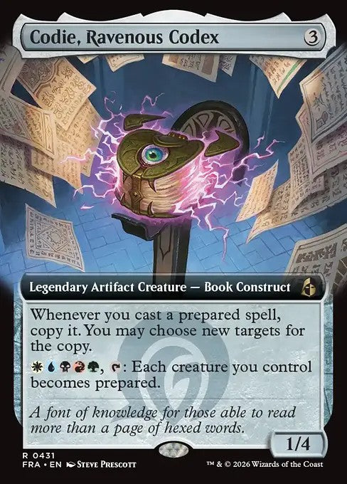 Codie, Ravenous Codex [ #0431 Extended Art ] (FRA-R)