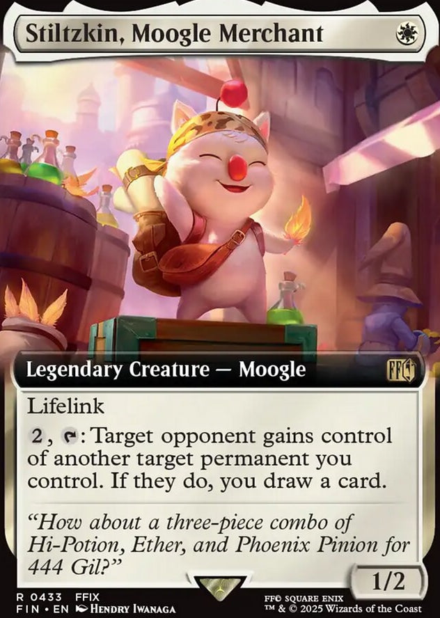 Stiltzkin, Moogle Merchant [ #0433 Extended Art ] (FIN-R)