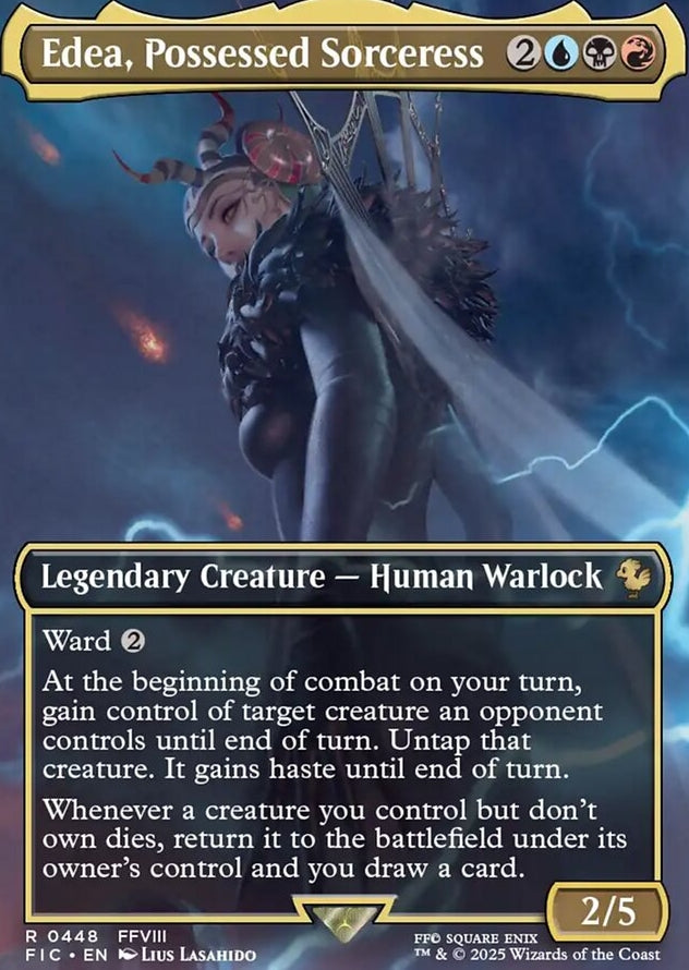 Edea, Possessed Sorceress [ #0448 Borderless ] (FIC-R)