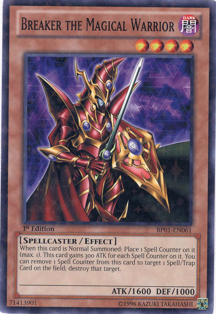 Breaker the Magical Warrior (Starfoil) (BP01-EN061) Starfoil Rare - Near Mint 1st Edition