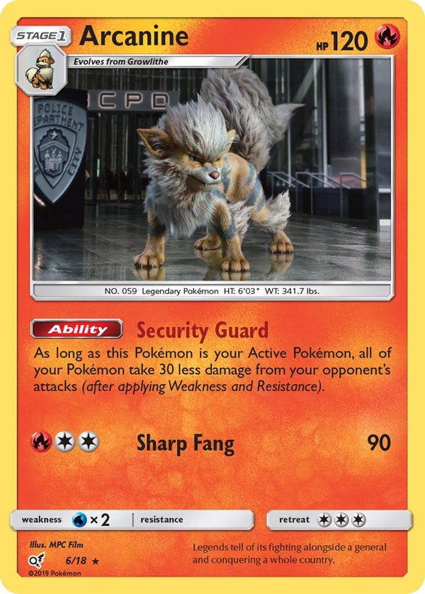 Arcanine - 06/18 (DEP) Rare - Near Mint Holofoil