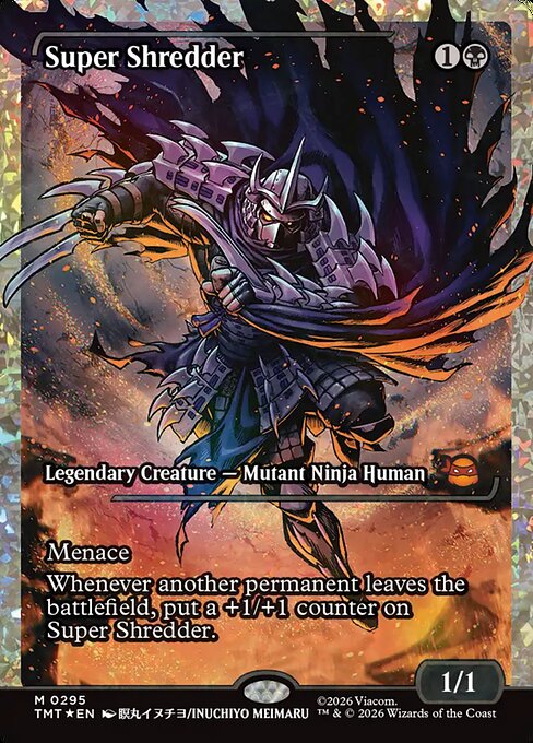 Super Shredder [ #0295 Fracture Foil Japan Showcase ] (TMT-M)