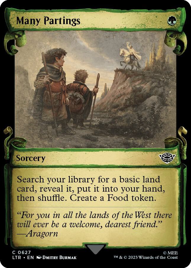Many Partings [#0627 Showcase Scrolls] (LTR-C-Foil)
