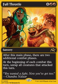 Full Throttle [ #0460 First Place Foil ] (DFT-R)