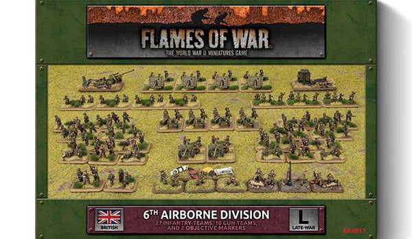 Flames of War: WWII: British (BRAB17) - 6th Airborne Division Box (Market Garden 80th Anniversary Edition)