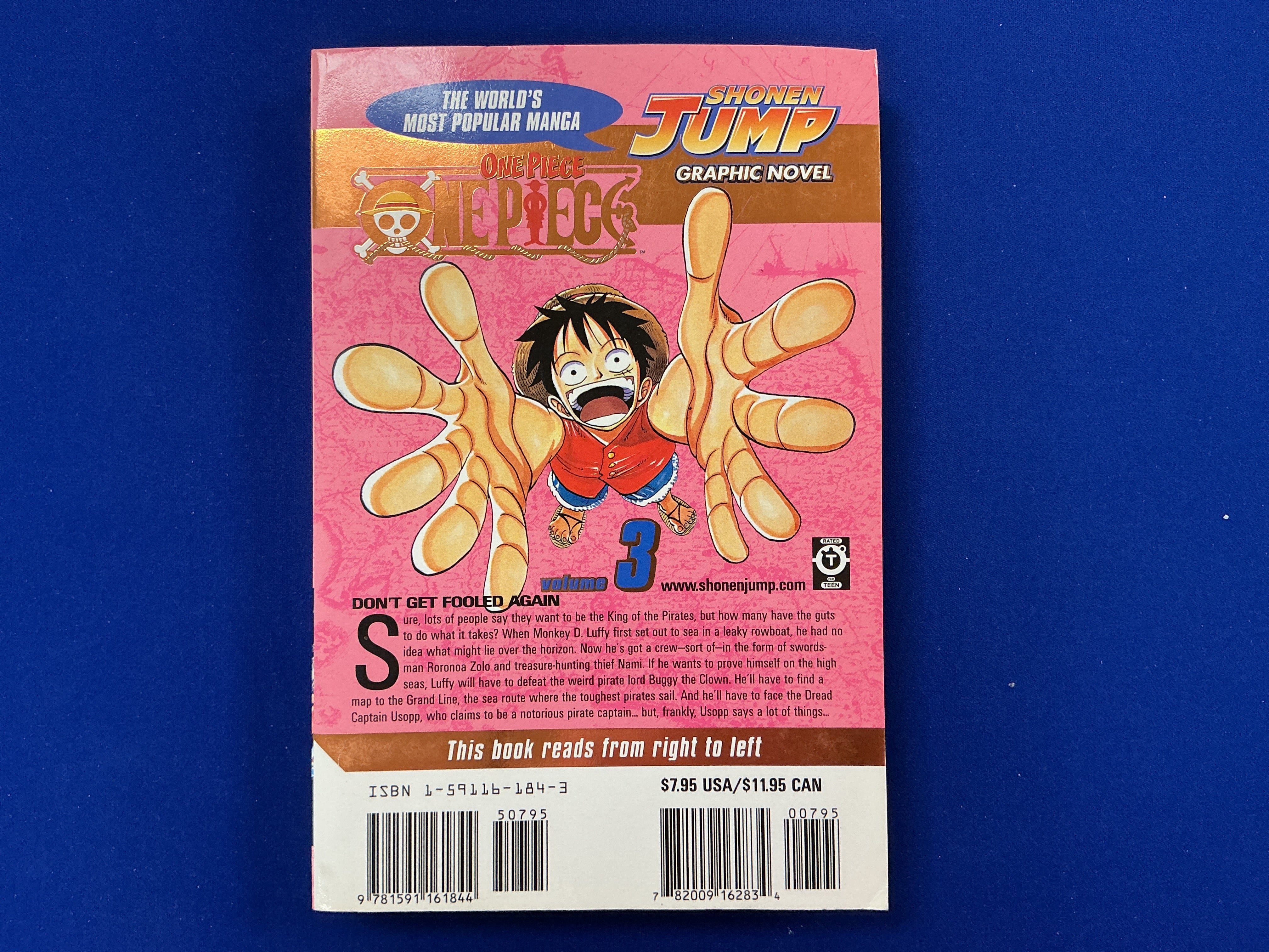 One Piece Gold Foil Cover Volume 3 (Second Printing)(USED)