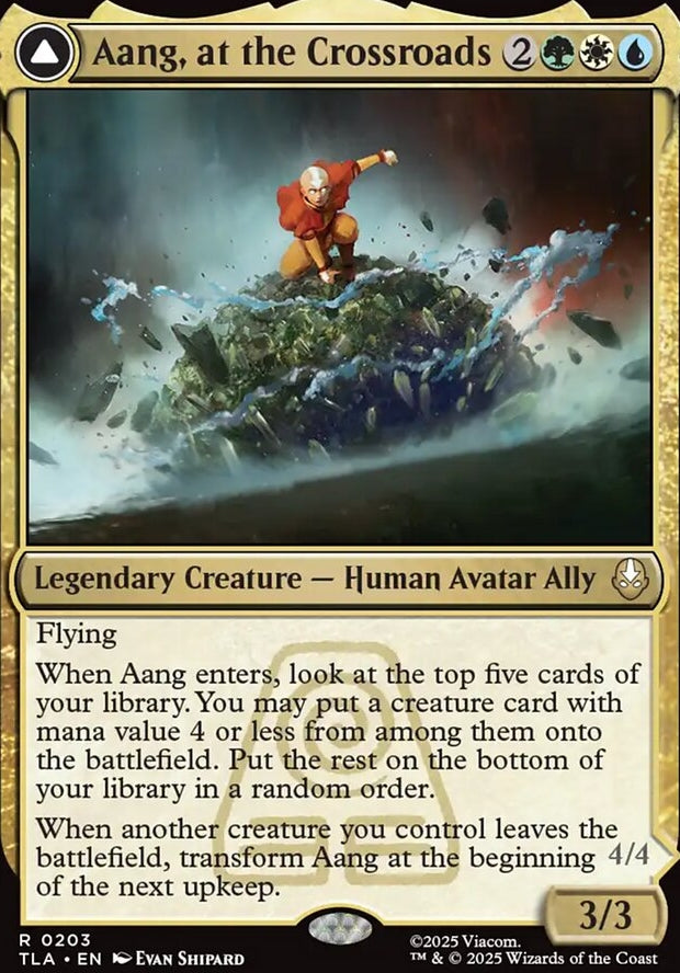 Aang, at the Crossroads // Aang, Destined Savior [ #0203 ] (TLA-R)