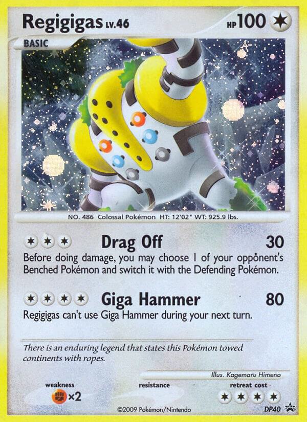 Regigigas Lv. 46 - DP40 (PR) Promo - Light Play Holofoil