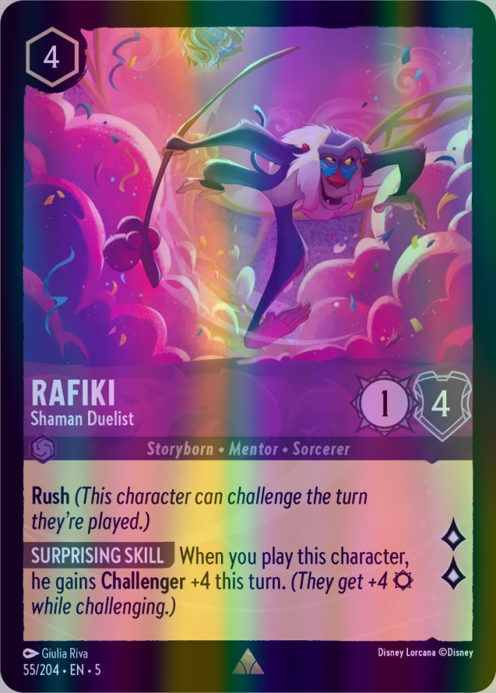 Rafiki - Shaman Duelist (Shimmering Skies 055/204) Rare
