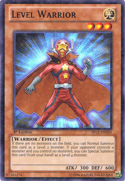 Level Warrior (Starfoil) (BP01-EN208) Starfoil Rare - Near Mint 1st Edition