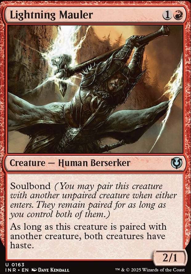 Lightning Mauler [ #0163 ] (INR-U-FOIL)