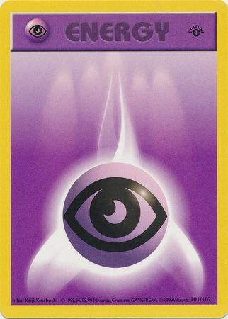 Psychic Energy - 101/102 (BS) 1st Edition Common - Near Mint