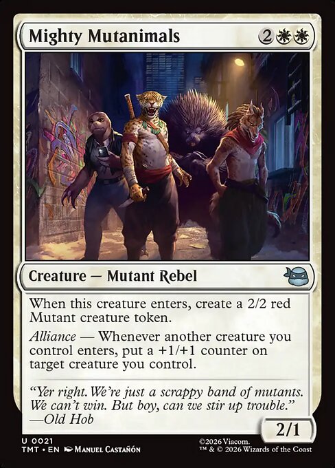 Mighty Mutanimals [ #0021 ] (TMT-U)